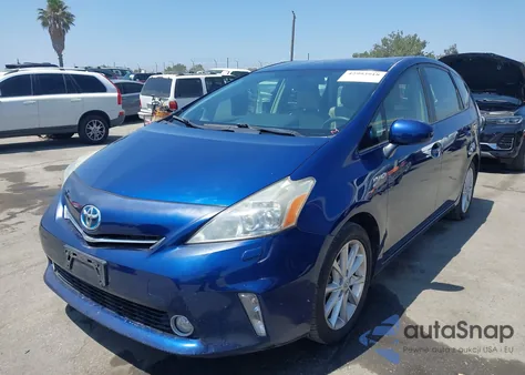 2012 Toyota Prius V Five z USA, uszkodzony, nr VIN JTDZN3EU9C3143831